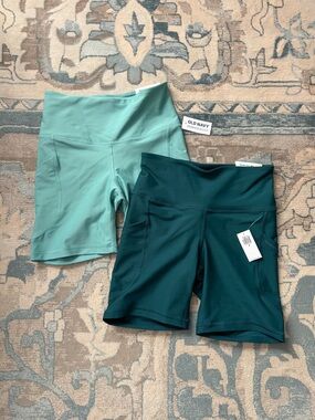 🆕 High-Waisted PowerSoft Pocket Biker Shorts